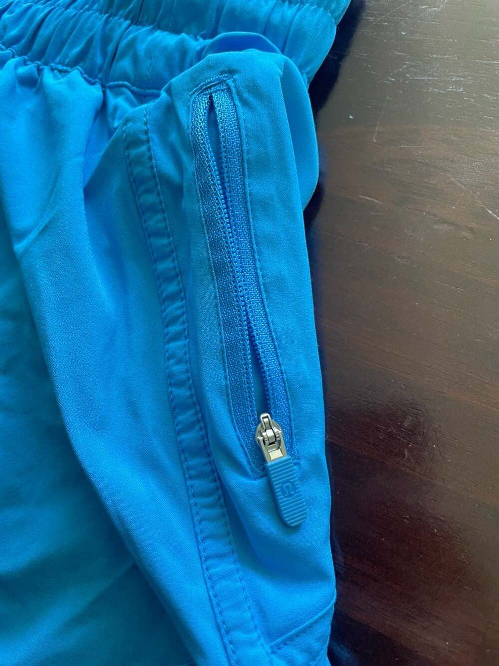 Lululemon Hotty Hot High-Rise Lined Running Shorts in Bright Blue - Picture 4 of 7